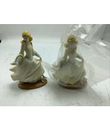 Lot of 2 Vintage Wilton Teen Princess Pick Blonde Cake Decoration New - $214.95 MXN