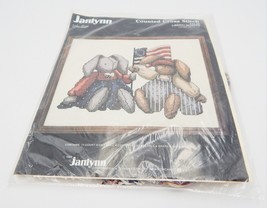 Janlynn Cross Stitch Kit #40-79 Liberty Bunnies Rabbit Alma Lynne Design... - $19.99