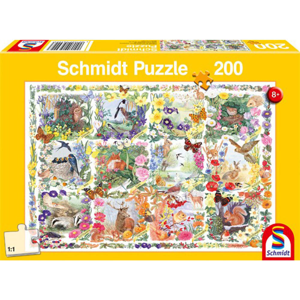 Primary image for Schmidt Through the Seasons Puzzle 200pcs