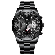 Fngeen Luxury Men&#39;s Watches Stainless Steel Band Fashion Waterproof Quar... - $39.99