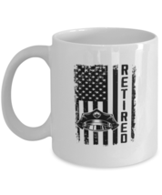 Coffee Mug Funny  American Flag Police Officer  - £11.85 GBP