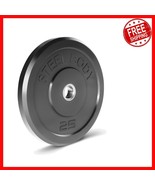 High-Impact 25 lb Olympic Rubber Weight Plate - Designed for Home or Gym - $1,606.36 MXN