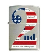 Zippo Lighter - 2nd Amendment Brush Chrome - 853210 - $26.96