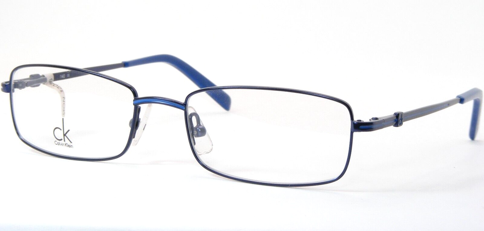 Calvin Klein 5167 430 Blue EYEGLASSES GLASSES METAL FRAME 51-17-140mm - $79.20