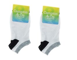 Big Girls Socks Campton &amp; Co Big Girl Socks Size 9-11 /2 Pairs White - $108.38 MXN