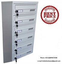 Enigma 6 Multiple Postbox- 6x Multi Occupancy Indoors Mailboxes Letterbox - £299.75 GBP