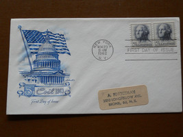 1962 Blue 5 cent Coil 1963 First Day Issue Envelope Stamps Nov 23 PICK ONE - $2.50