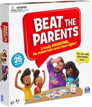 Beat The Parents Classic Family Trivia Game Kids Vs Parents with 25 Bonus Cards  - £28.94 GBP