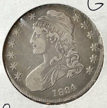 1834 Capped Bust Half Dollar, Early Date Silver. Beautiful US Coin   20220140 - £117.15 GBP