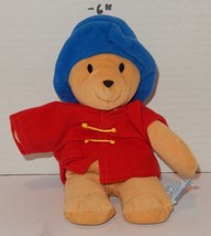 paddington bear 6&quot; Plush Toy by Kids Gifts Blue Red Brown - $9.85