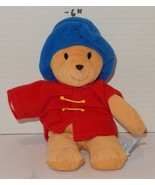 paddington bear 6&quot; Plush Toy by Kids Gifts Blue Red Brown - $181.31 MXN