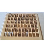 New Hermes Double Line Brass Engraving Font 104 pcs Upper &amp; Lower Engrav... - $135.68 CAD