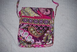 Vera bradley Large Duffle laundry bag cross body hipster bag Drawstring Backpack - £74.21 GBP