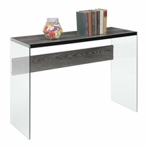 Convenience Concepts Soho Console Table in Weathered Gray Wood Finish - £155.57 GBP
