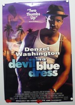 DEVIL INA BLUE DRESS Videocassette Laser-disc Movie Poster made in 1995 - $11.73