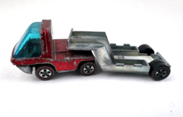 Vntg 1969 Hot Wheels - REDLINE The Heavyweights Red Cab &amp; Trailer - Hong... - $29.69