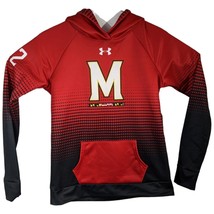 Maryland Terps Hoodie Womens Size Small Red Black Soccer Sideline&quot;Playername&quot; 22 - £21.57 GBP