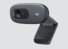 Logitech HD Webcam C270 720p V-U0018 Built In Microphone USB Camera Zoom... - $9.00