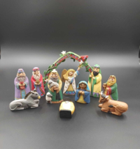 Midwest of Cannon Falls Nativity Set Scene 11 Pieces Complete - $68.26