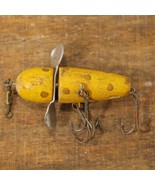 Antique Spinning Head Prop Lure Unbranded Yellow 0.6oz 2.5 in - £67.23 GBP