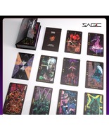 Cyberpunk 2077 (new) - 29 cards tarot deck Purple foiled edges w guidebook - $96.70 CAD