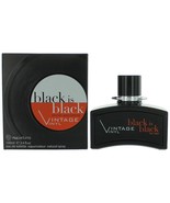Black is Black Vintage Vinyl by NuParfums, 3.4 oz Eau De Toilette Spray ... - £29.53 GBP