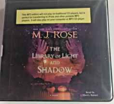 The library of Light and Shadow- M.J. Rose- Unabridged- 2 CDs - £10.35 GBP