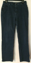 Denim &amp; Co Jeans size 8 women straight leg  high rise blue denim - $12.13