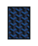 Joy Carpets Rooftop Navy 7 ft.8 in. x 10 ft.9 in. WearOn Nylon Machine T... - $549.93