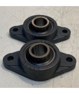 2 Qty of PEER 2-Bolt Flange FT206 Insert Bearing UC206-18 | 28mm Bore (2... - $938.87 MXN