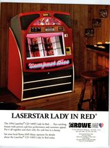 Laserstar Lady In Red CD Jukebox FLYER Rowe 1994 Unused Original Phonogr... - $18.89