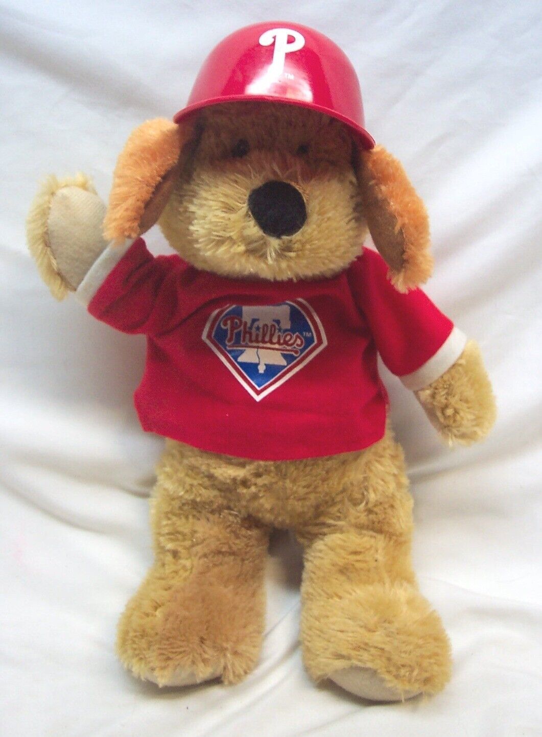 PHILADELPHIA PHILLIES Baseball MLB PUPPY DOG 14" Plush STUFFED ANIMAL TOY - $19.80