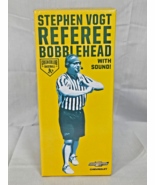 Stephen Vogt Referee Bobblehead with Sound A&#39;s Green Collar Baseball Che... - $47.95 CAD