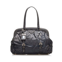 Prada Doctor&#39;s Handbag Gray Leather - £1,176.31 GBP