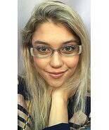 New Christian Dior CD Silver Women's Eyeglasses Frame I2 - $329.99