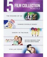 5 Film Collection Musicals on DVD - $577.56 MXN