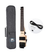 Electric Mini travelheadless guitar W/tremolo Canada Maple Body Push/Pul... - $3,660.44 MXN