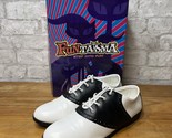 FUNTASMA Saddle Shoes Black &amp; White Ladies High School Cheerleader Tie S... - $37.62