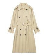 Kumsvag 2022 Autumn Winter Women Trench Coats Fashion Loose Solid Sashes... - £179.03 GBP