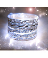 HAUNTED RING SIXFOLD RING OF LIVING LORE LIBRARY MAGICK HIGHEST MAGICK S... - $557.77