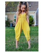 Girls Summer Jumpsuits. . Toddlers Loose Fit Overall. Birthday, Vacation... - $380.59 MXN