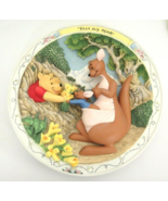 Bradford Exchange Winnie Pooh Kanga Roo Silly Old Bear 3D Plate Mint w B... - $14.10