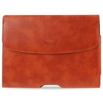 [Pack Of 2] Reiko Smooth Horizontal Leather Pouch In Orange - £19.64 GBP