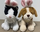 Ganz Soft Spots Plush Stuffed Puppy and Kitty Bunny Imposters Easter No ... - £9.56 GBP