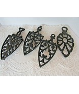SET OF 4 WILTON CAST IRON TRIVETS HOT PLATES 8&quot;  - $20.43 CAD