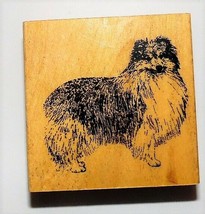 Shetland Sheepdog Stamp Gallery Wood Rubber Mounted NEW - $4.49