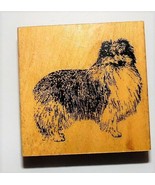 Shetland Sheepdog Stamp Gallery Wood Rubber Mounted NEW - £3.58 GBP