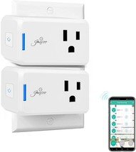 2Pack Wi-Fi Smart Plug Wireless Mini Outlet With, Timing Function - $32.99