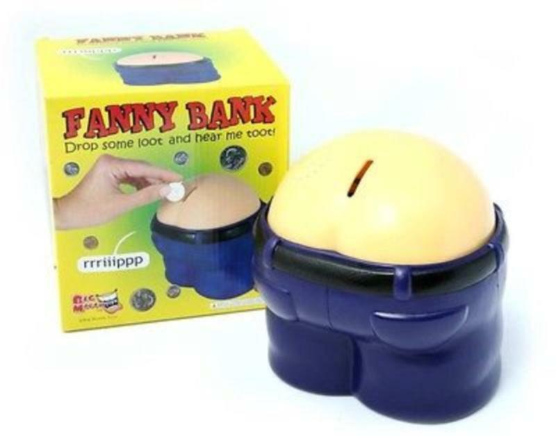 BIG MOUTH TOYS THE FANNY BANK "DROP SOME LOOT AND HEAR ME TOOT" PIGGY BANK Item image 2