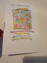 Happy Mothers Day Greeting Card For A Special Mom Rainbows Sunshine  - £7.70 GBP